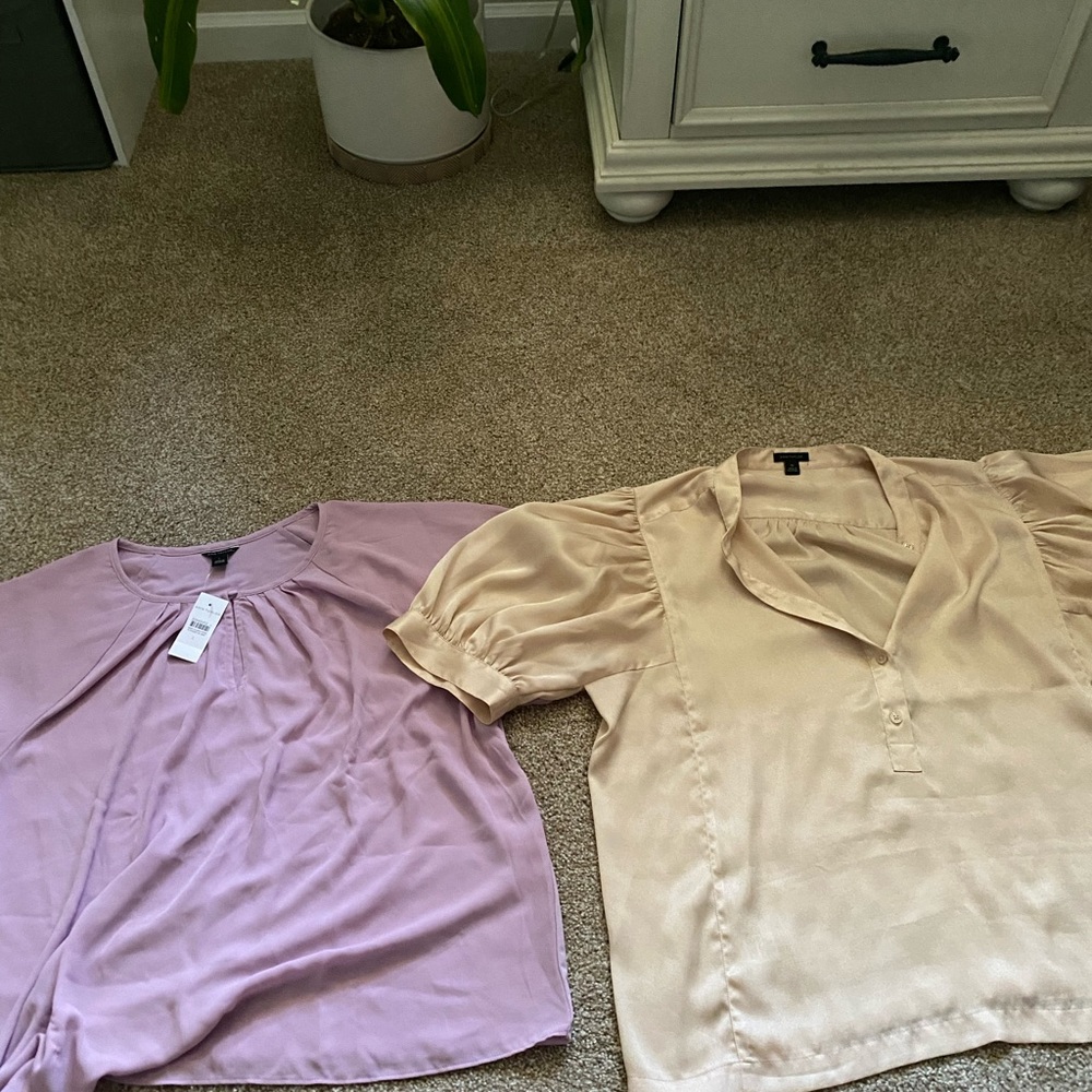 Ann Taylor Bundle! XL and L shirt available! One never worn!